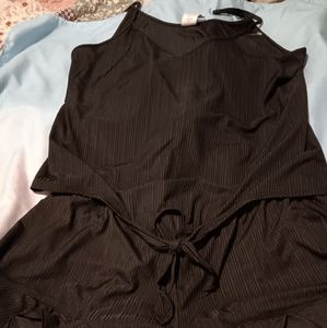 Secret Treasures Womens Large short Lounge Set Black